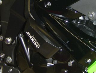 Sturzpads für Kawasaki ZX10R Crash Pad's / Slide Protector / New Design-Version 
