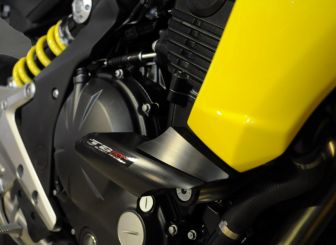 Sturzpads für Kawasaki ER6N Crash Pad's / Slide Protector / New Design-Version 