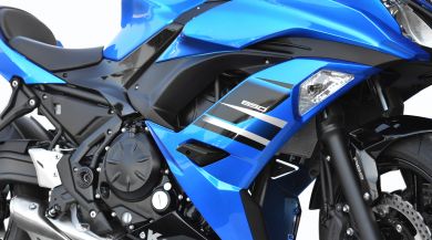 Sturzpads für Kawasaki Ninja 650 Crash Pad's / Slide Protector / New Design-Version 