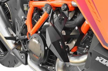 Sturzpads für KTM 1390 Super Duke Crash Pad's / Slide Protector / New Design-Version 