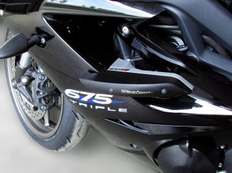Sturzpads für Triumph DAYTONA 675 Crash Pad's / Slide Protector / New Design-Version 