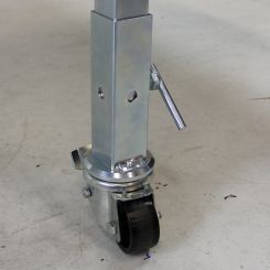 Rangierhilfe für Montagetisch X550R | Rangiersatz Schwarz ⌀60 mm 