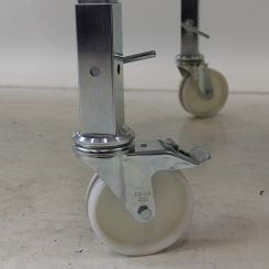 Rangierhilfe für Montagetisch X550R1 | Rangiersatz Weiss ⌀125 mm 