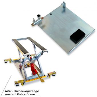 Hubtisch / Hydraulik-Heber / Hebebühne max.500kg inkl. Adapter X508 SPEZIAL-Adapter passend für BMW 1100 Sport 