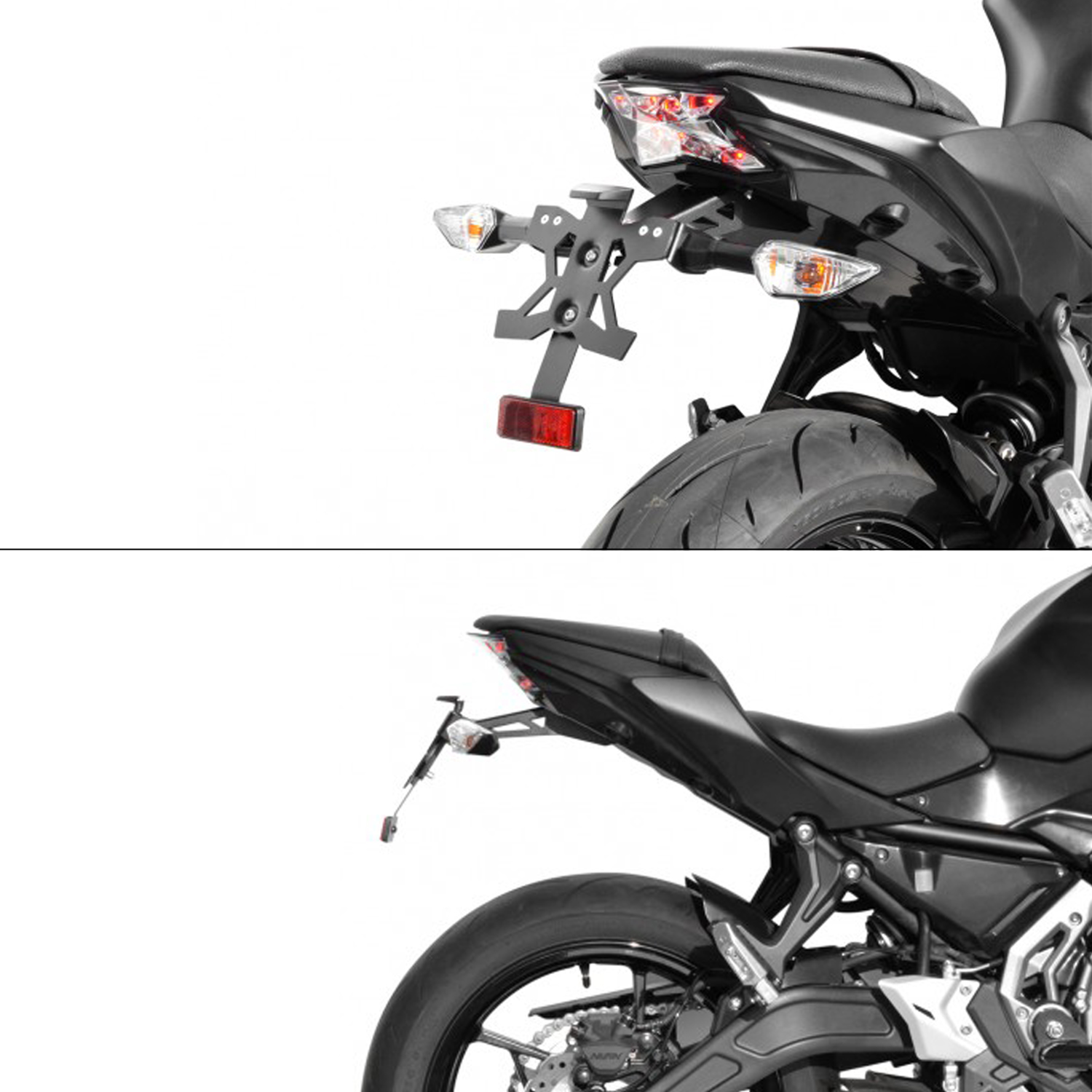 Motorrad-Kennzeichen Nummernschild Rahmenhalter Halterung Für Z650RS 2021  2022 2023 Motorrad Heckklappe Tidy Fender Eliminator : : Auto &  Motorrad