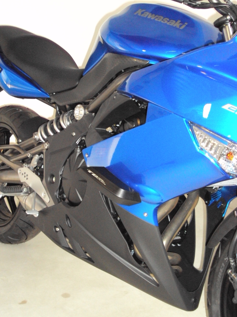 KERNSTABI Motorradtechnik Sturzpads für Kawasaki ER6F Crash Pad's